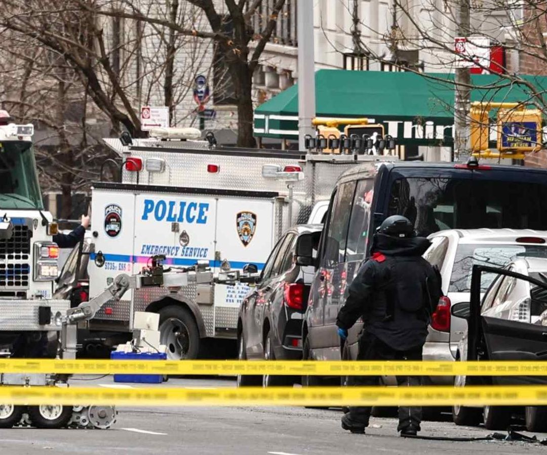 Explosivos en Nueva York. Foto: AFP