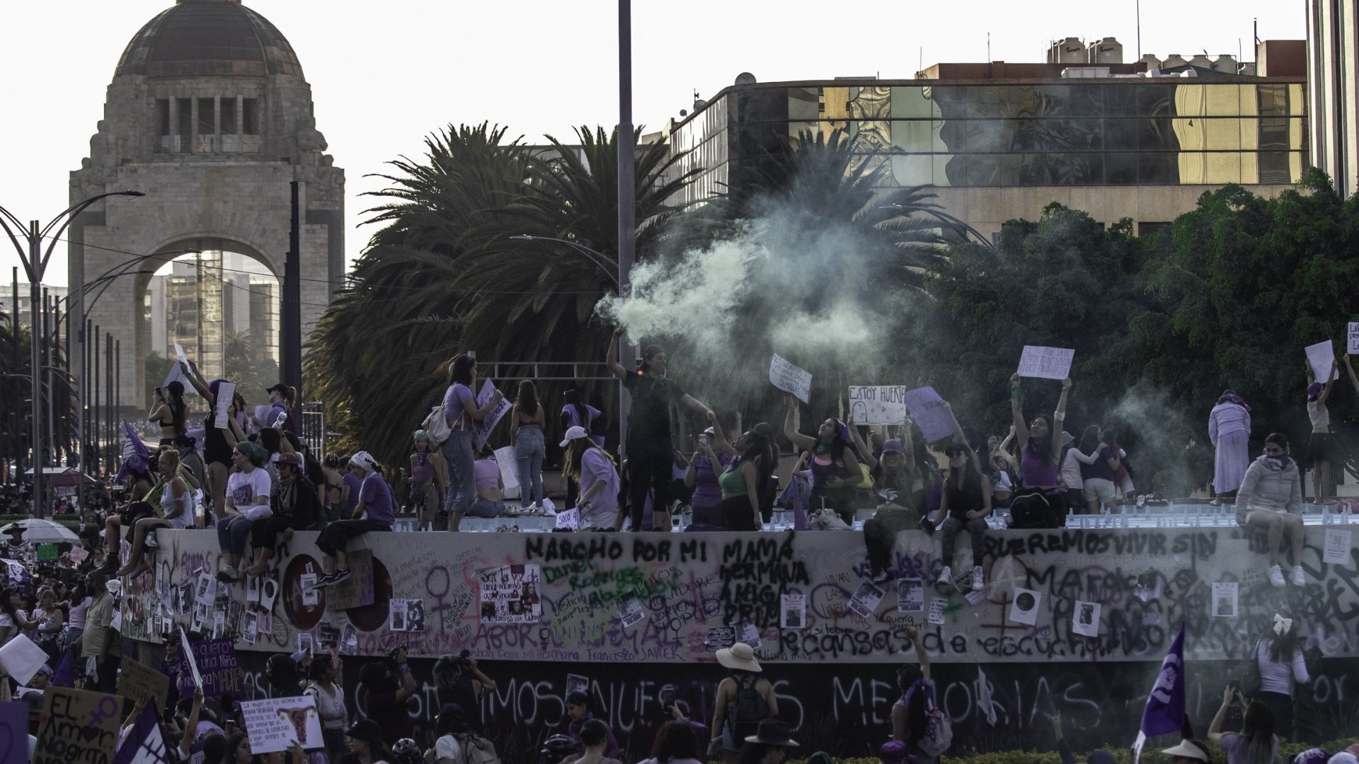 Hora y calles cerradas de la marcha del 8M en CDMX