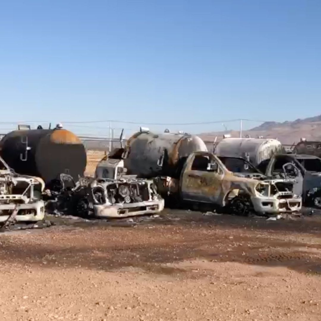 Incendio Consume Siete Pipas de Gas en Aldama, Chihuahua; Evacúan a Cientos de Vecinos