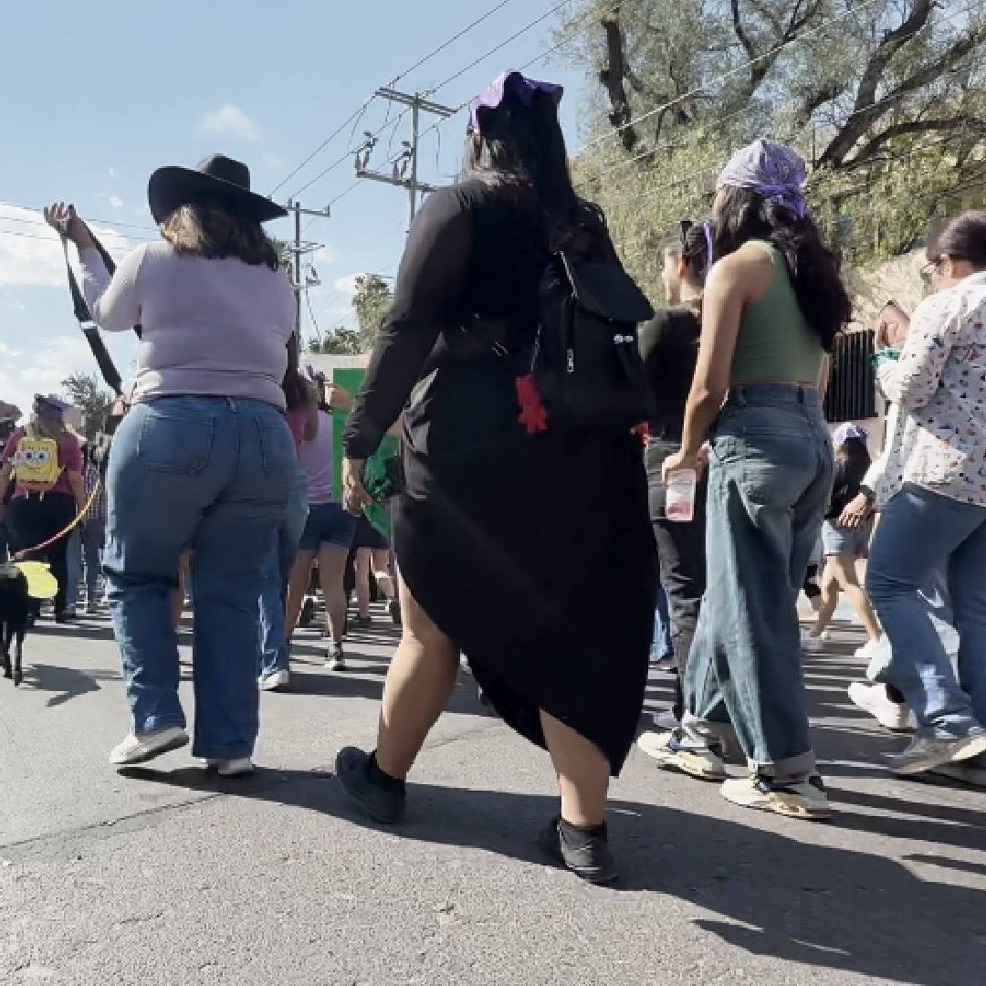 Así da inicio la Marcha del 8M en Aguascalientes