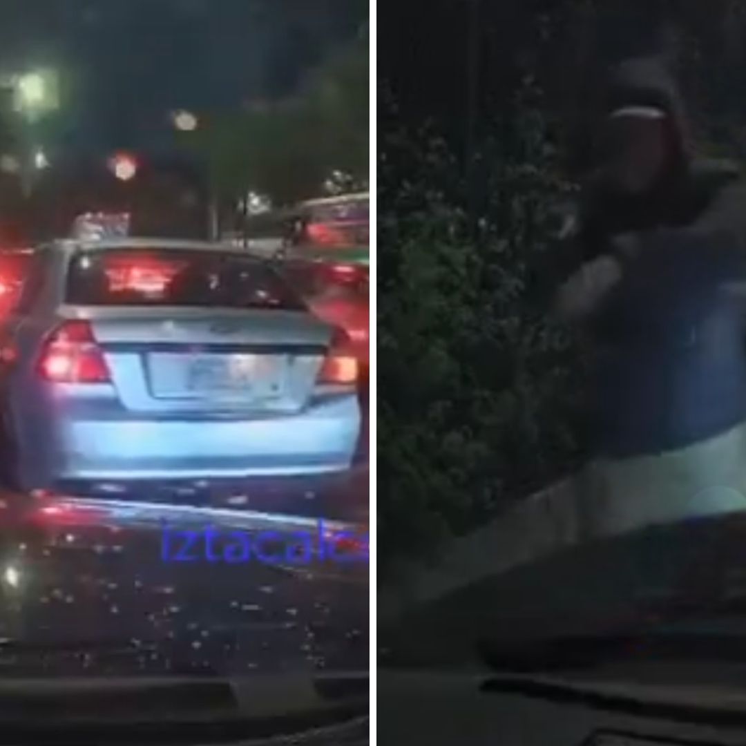 VIDEO: Captan Nuevo Modalidad de Asalto en el Tráfico en Iztacalco, CDMX