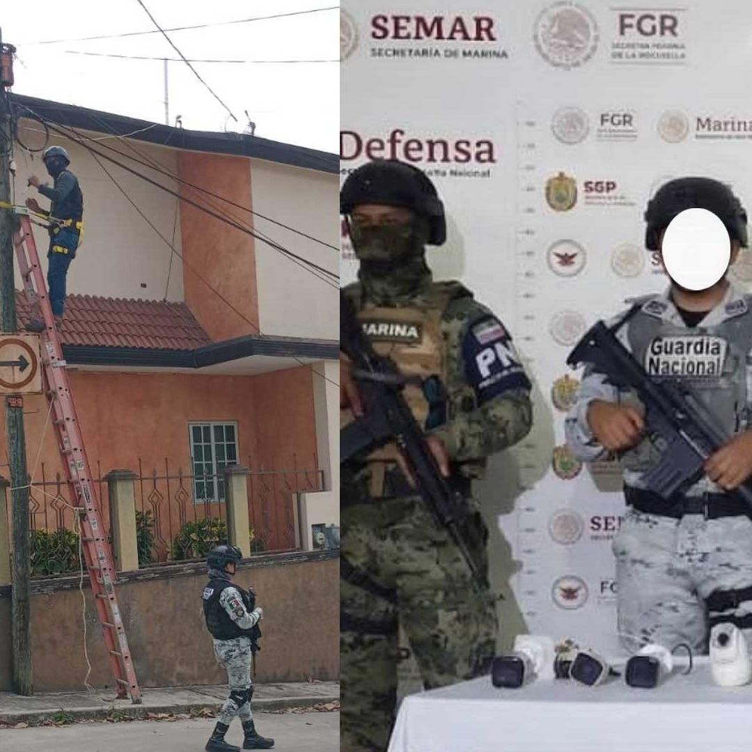 Autoridades Retiran Cámaras de Videovigilancia tras Operativo en Localidad Tempoal Tuxpan Veracruz