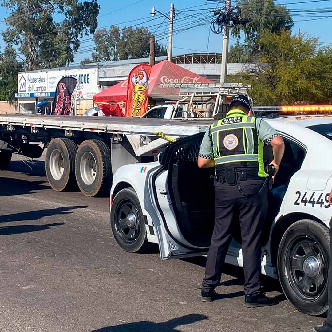 Muere Hombre de la Tercera Edad tras Chocar Contra Tráiler en Gómez Palacio