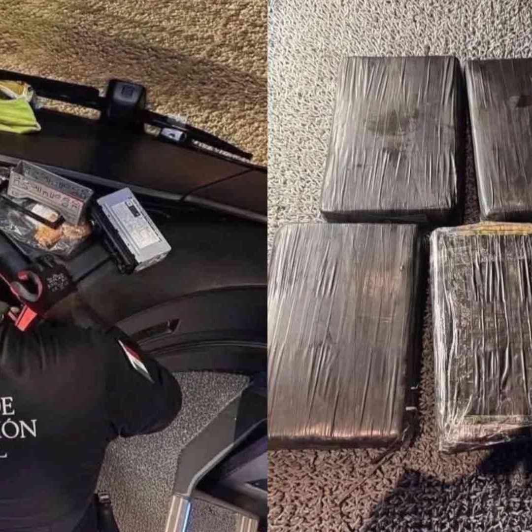 Dos Hombres Detenidos por Transportar Paquetes con Fentanilo en Autobús de Pasajeros en Caborca