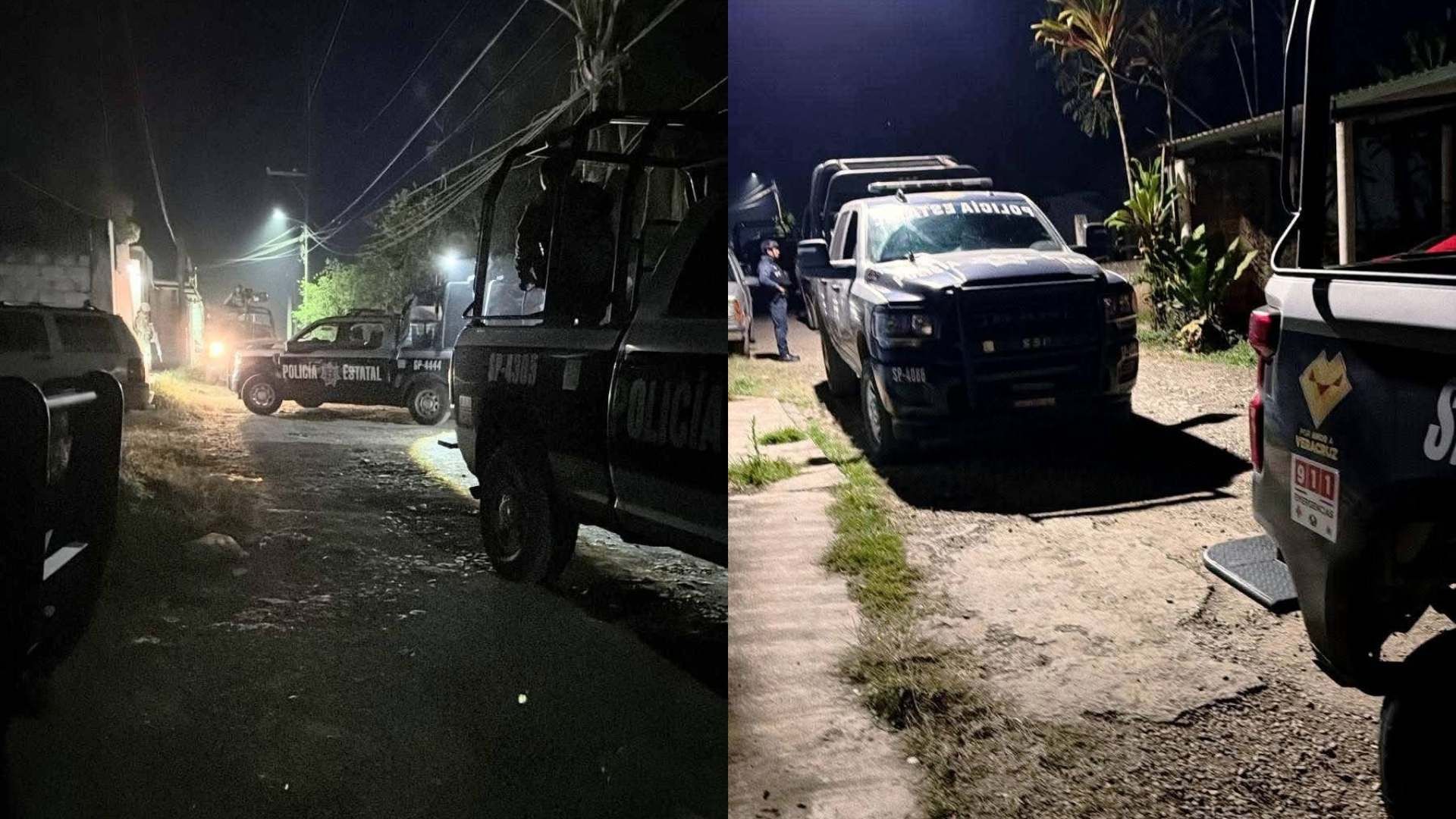 operativo de patrullas de policía por presuntas detonaciones de arma de fuego