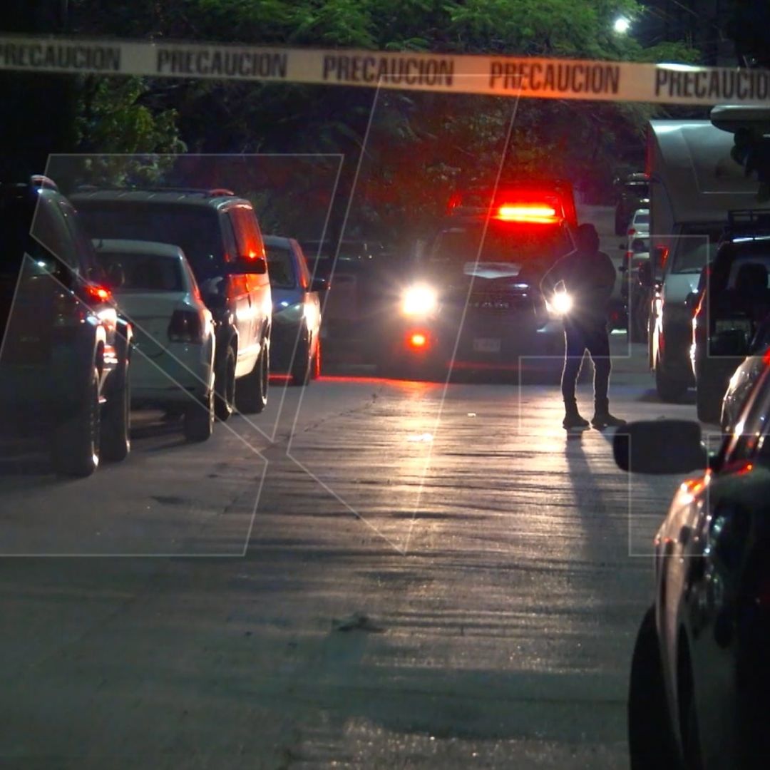 Zona acordonada por homicidio en Guadalupe