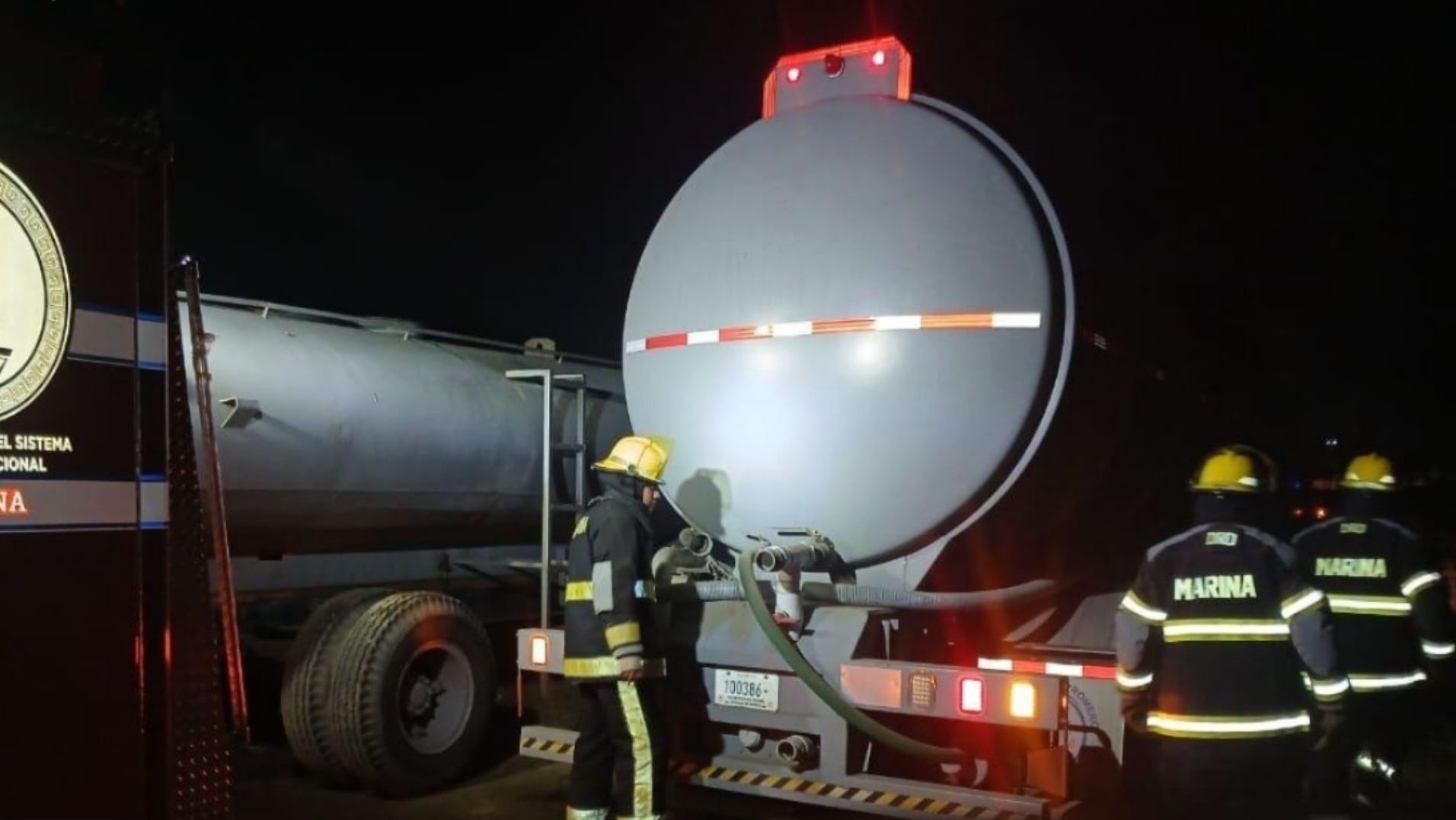 Autoridades Controlan Incendio en Muelle Termigas Tuxpan al Norte de Veracruz