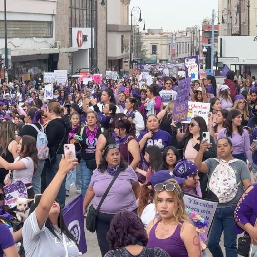 Marcha del 8M Reúne a Miles de Mujeres en Saltillo