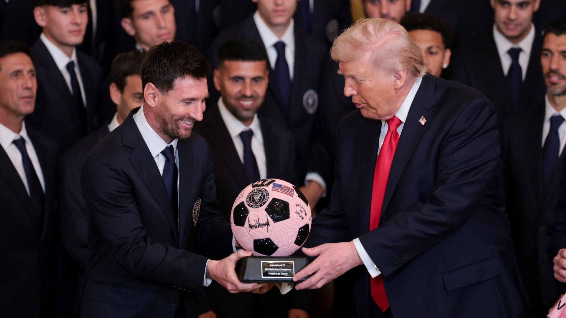 Donald Trump recibió a Messi en la Casa Blanca por ser campeón con el Inter Miami en la MLS.