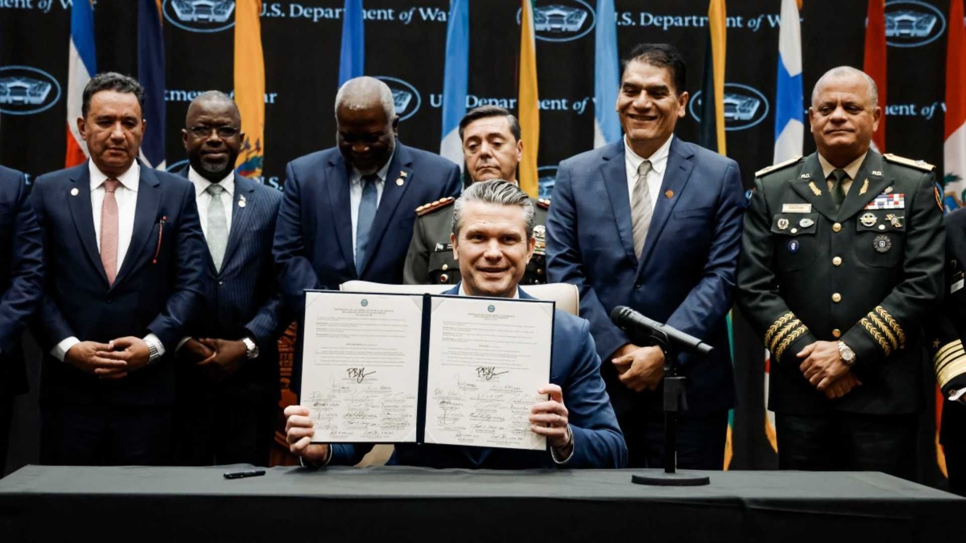 Estados Unidos firma acuerdo con 20 países para combate al narcoterrorismo