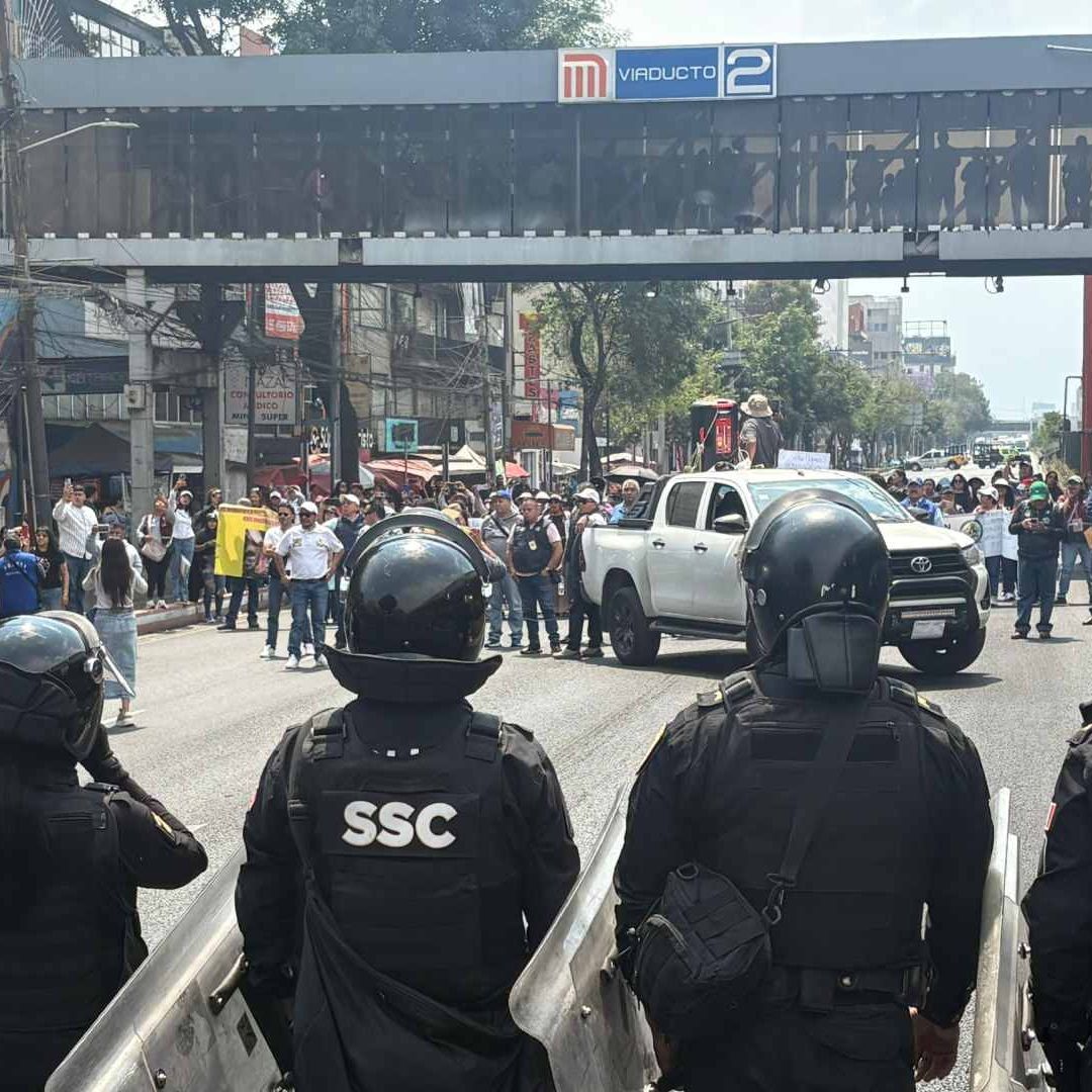 Bloqueo enn Calzada de Tlalpan