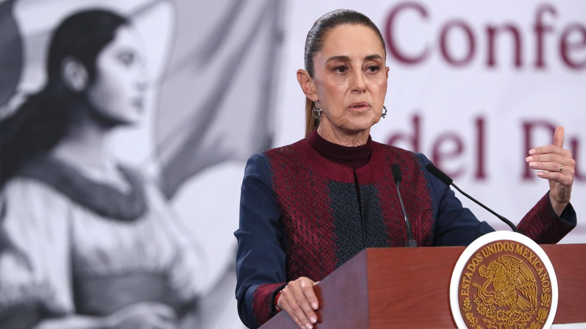 Claudia Sheinbaum, presidenta de México. Foto: EFE