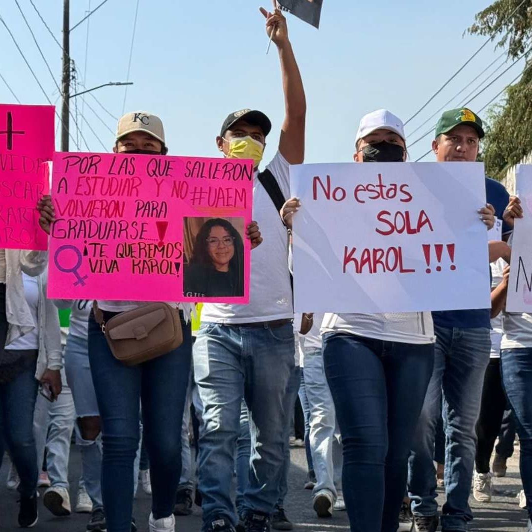 Marcha por desaparición de Karol Toledo