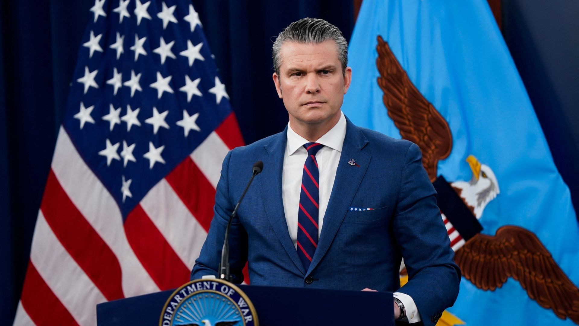 El secretario de Guerra de Estados Unidos, Pete Hegseth.