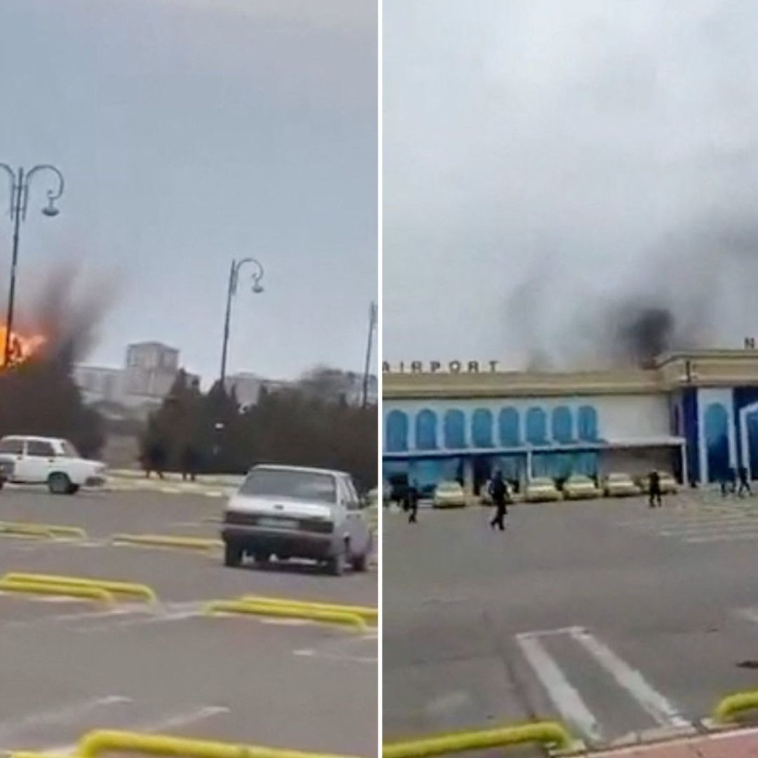 Deja Dos Heridos Ataque de Irán con Drones en Aeropuerto de Azerbaiyán.