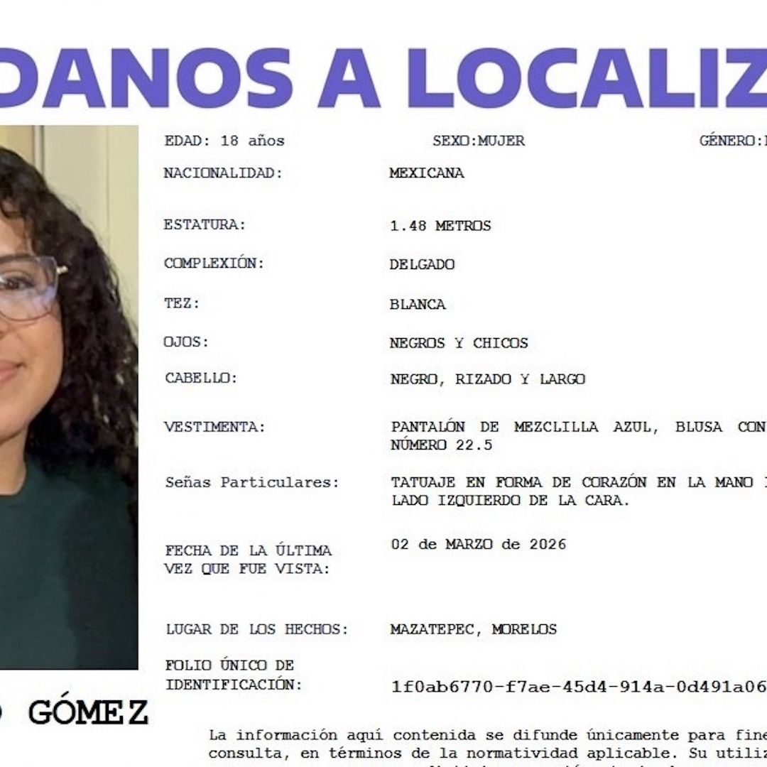 UAEM denuncia desaparición de estudiante Karol Toledo Gómez en Mazatepec, Morelos