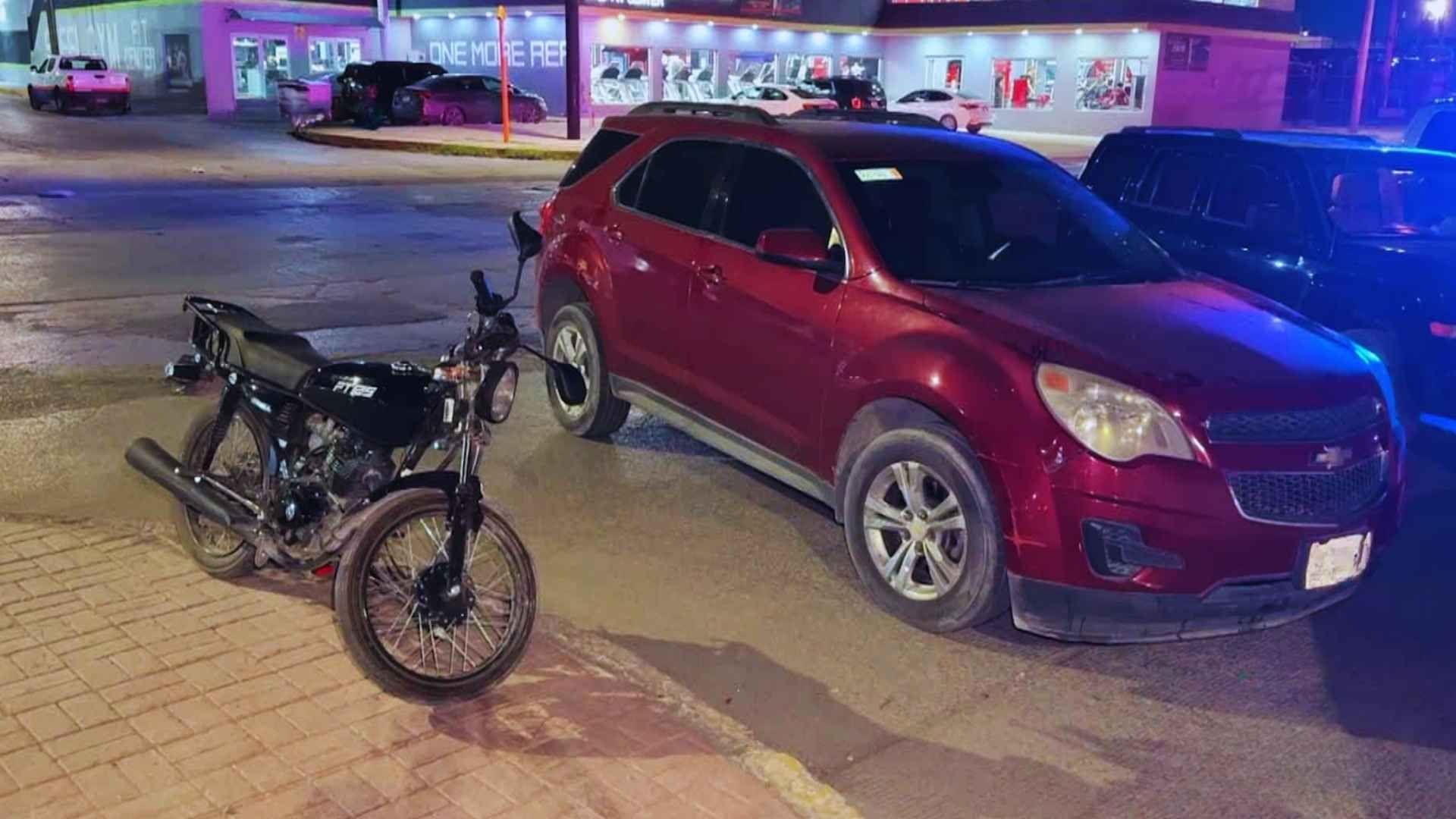 Motociclista resulta lesionado en accidente vial | Foto: N+