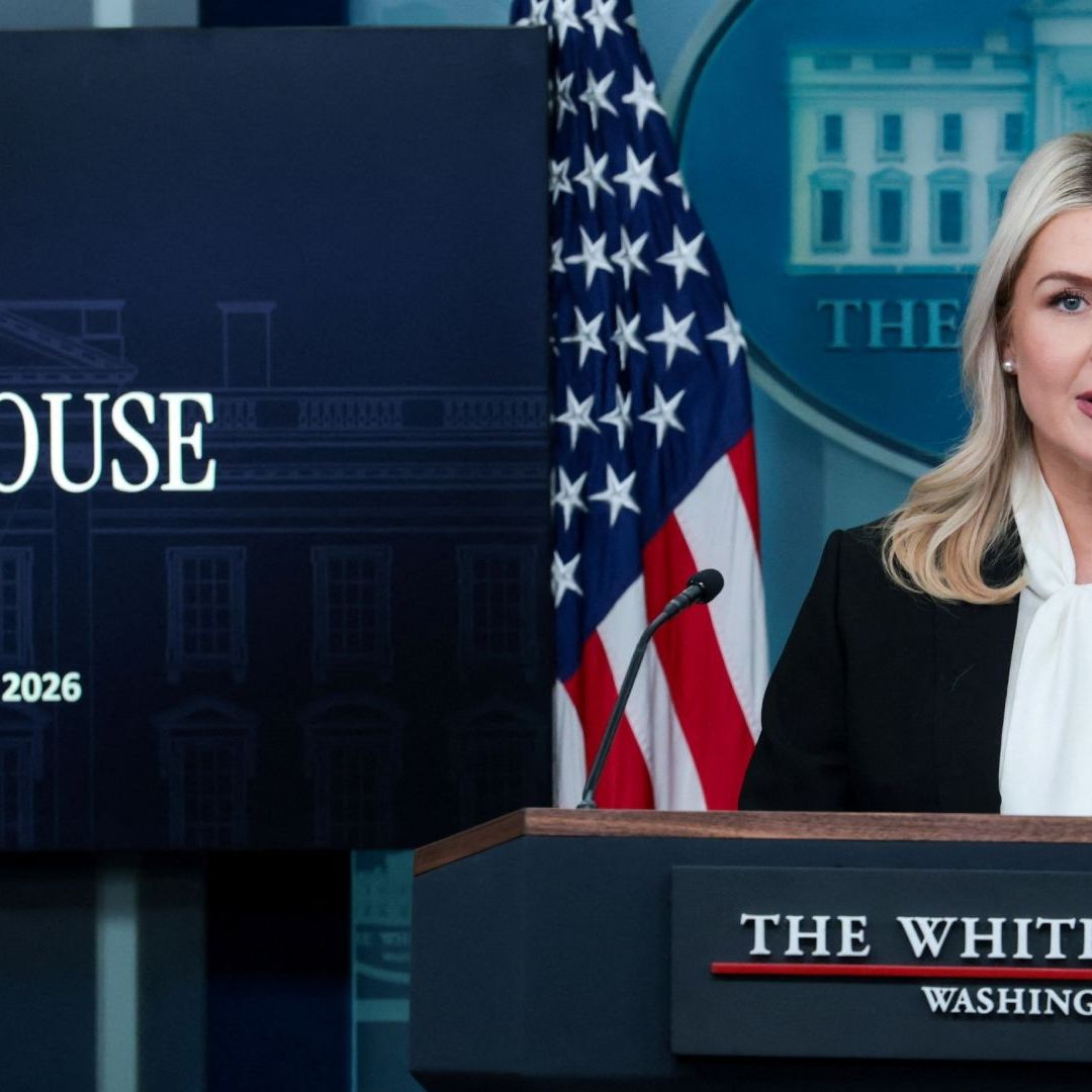 La portavoz de la Casa Blanca, Karoline Leavitt.