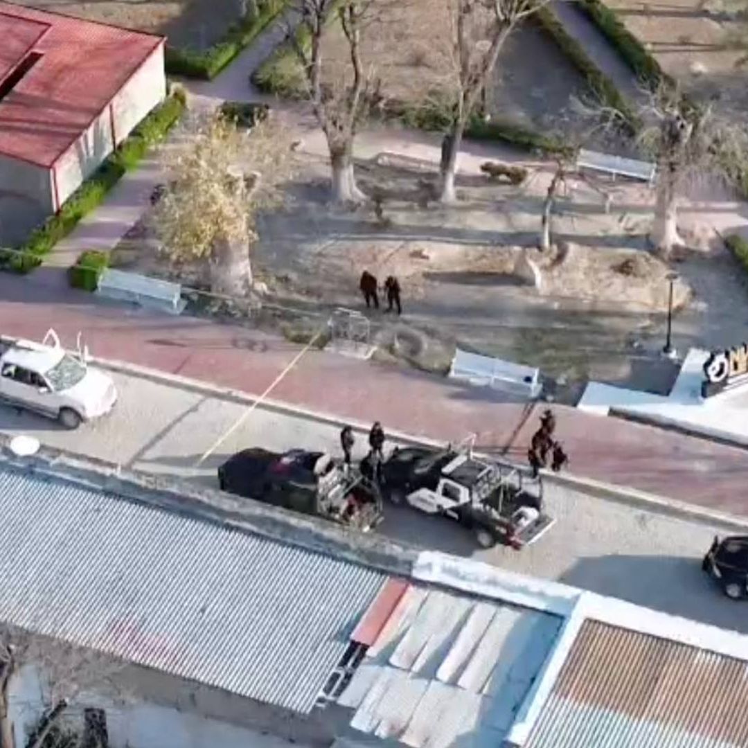 Policías en Rayones, Nuevo León