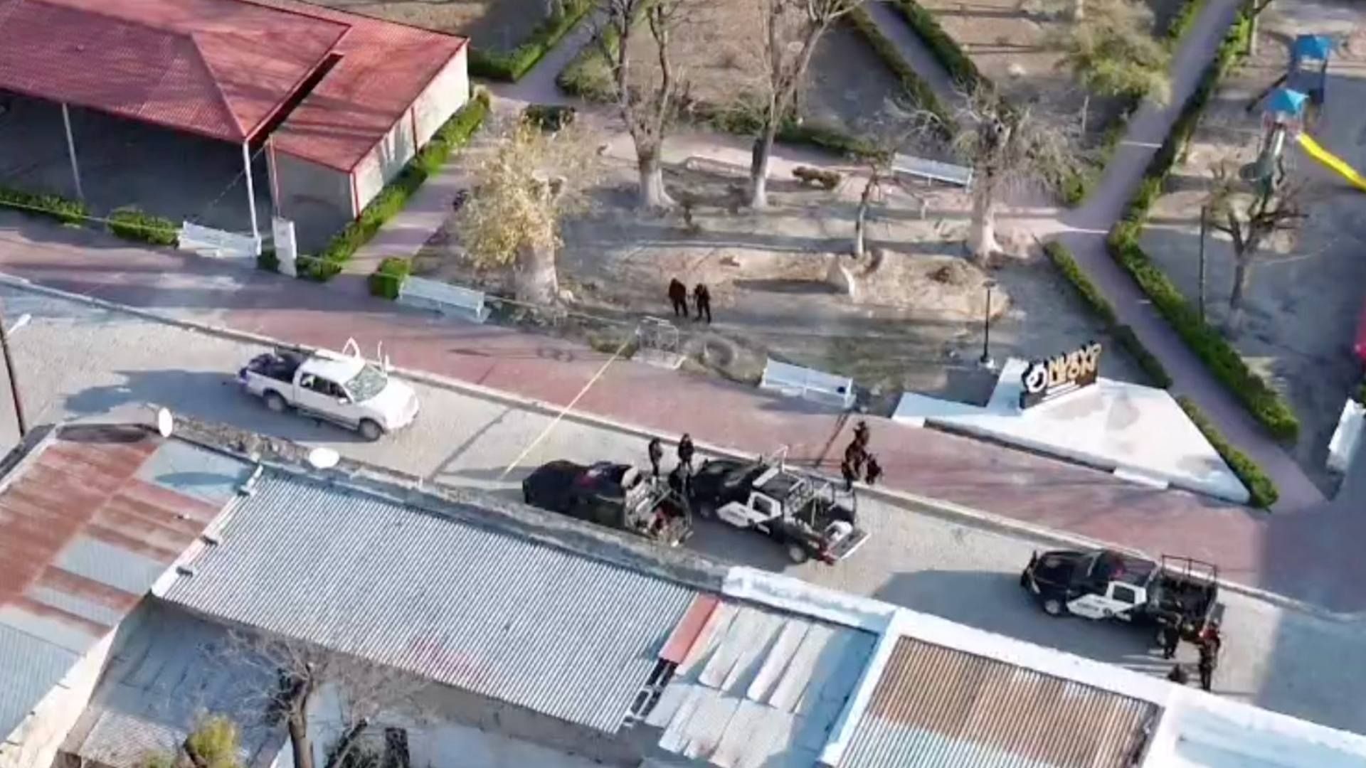 Policías en Rayones, Nuevo León