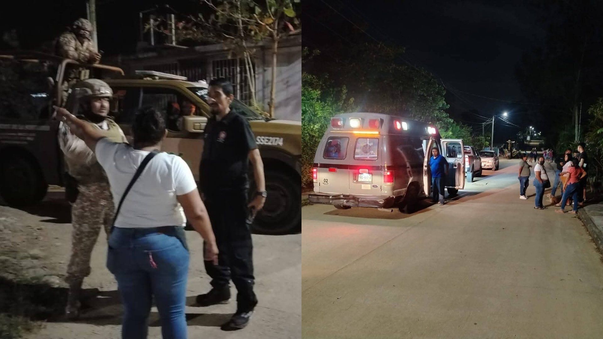 Movilización personal Pemex ambulancia PC atiende ciudadanos sur Veracruz