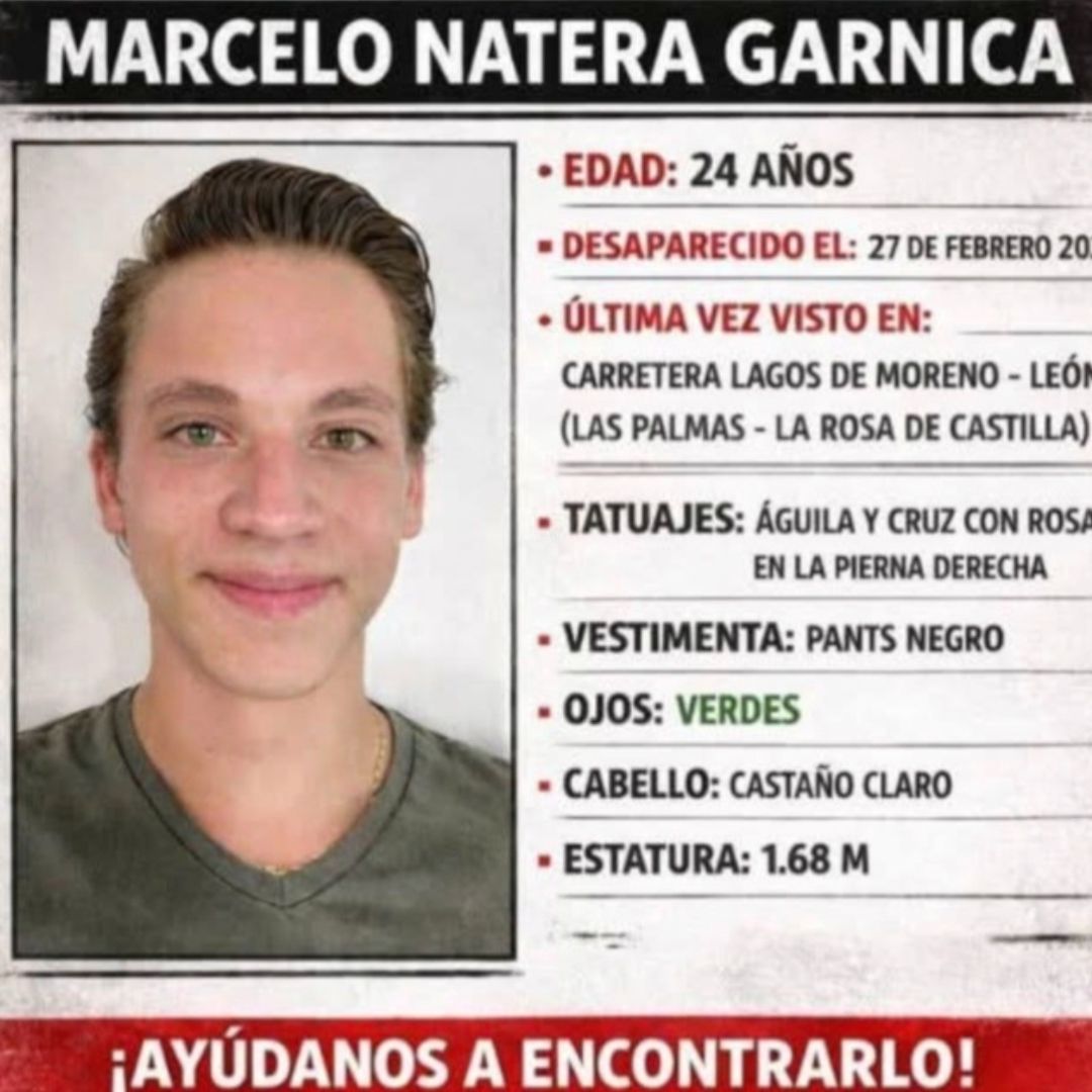 Hallan Muerto a Marcelo Natera, Leones Reportado como Desaparecido; Fue Localizado en Jalisco. Foto: N+