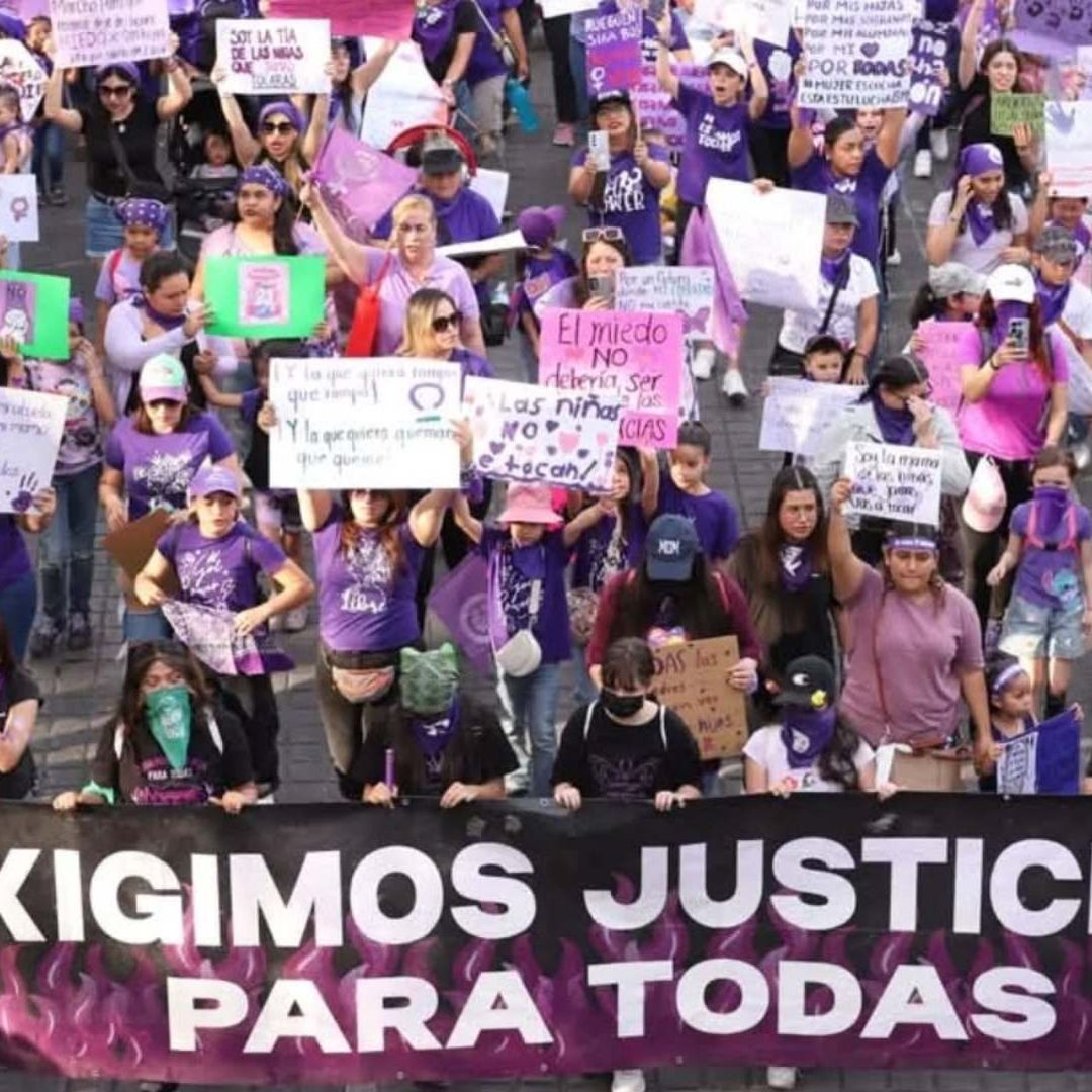 Marcha del 8M 2025 en Monterrey