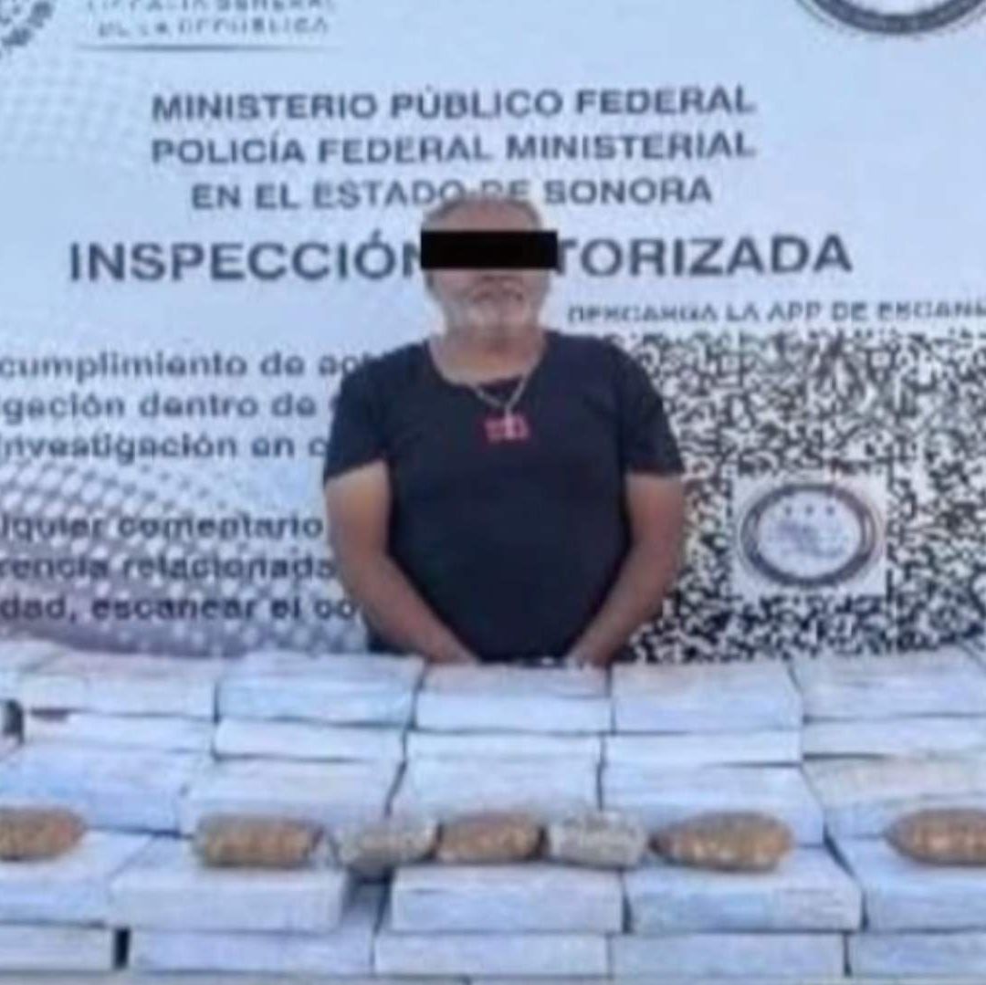 Aseguran Carga de 100 Kilogramos de Metanfetamina Dentro de Tráiler Cerca de Caborca, Sonora