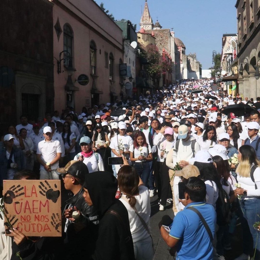 Manifestantes vandalizaron el Palacio de Gobierno de Morelos en Cuernavaca