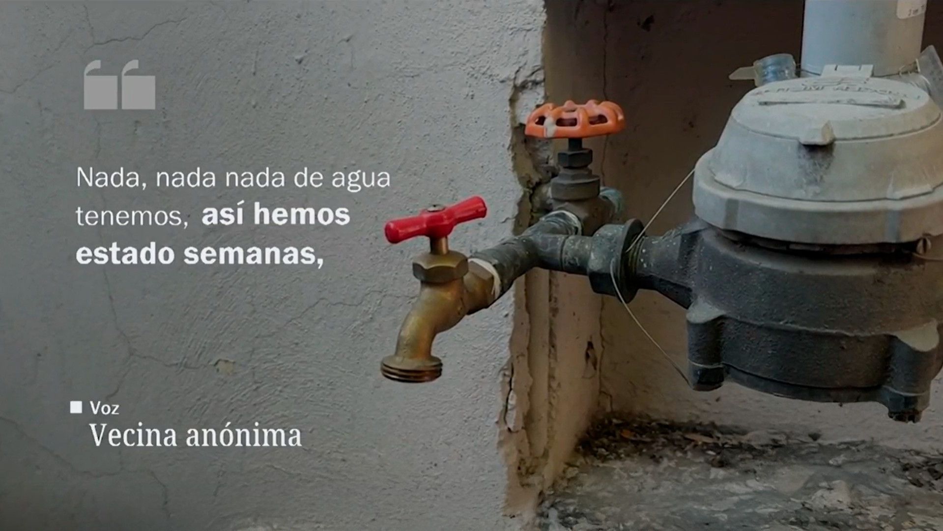 Vecinos de Lomas de Vista Hermosa buscan alternativas ante la falta de agua potable
