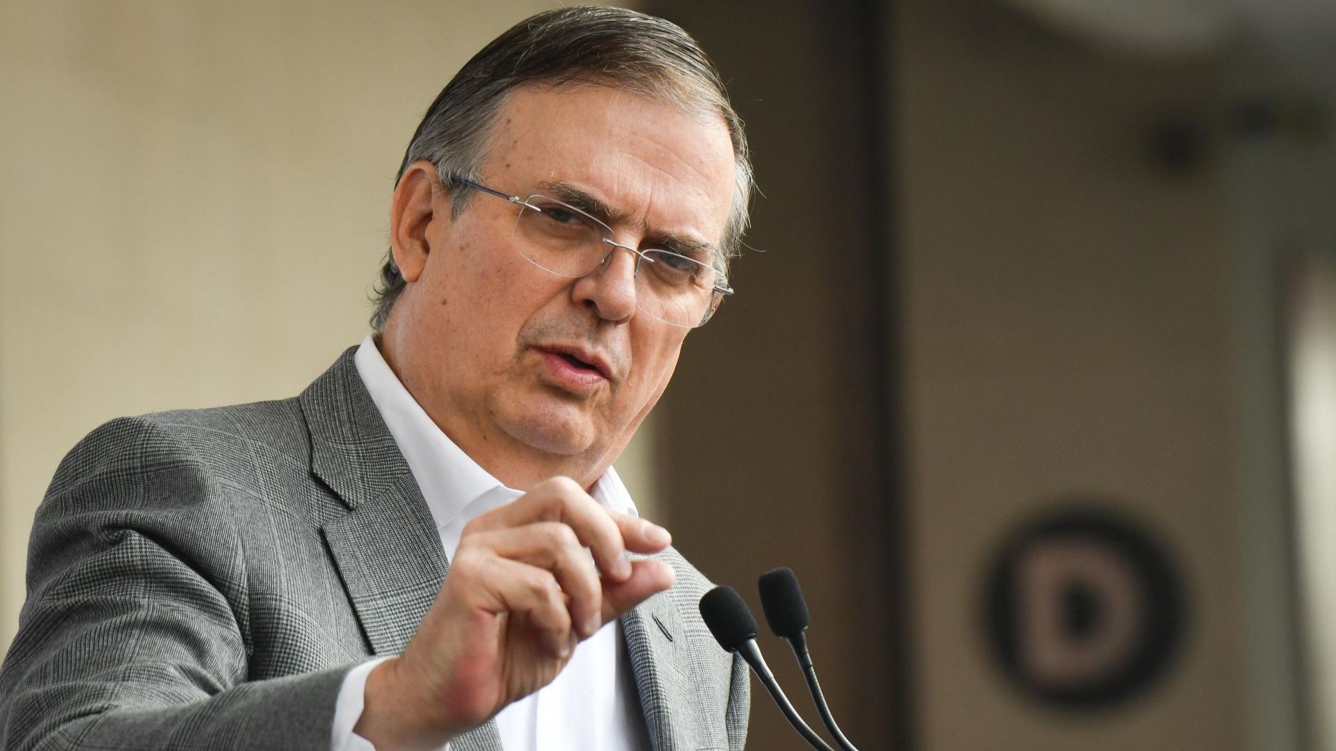 El secretario de Economía, Marcelo Ebrard.