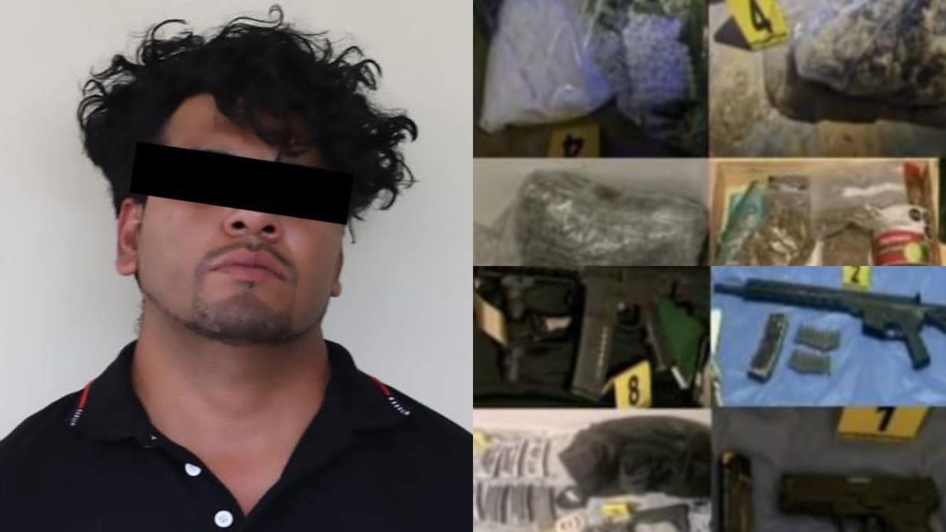 Israel “N”, alias “El Pantera”, presunto líder operativo de una célula criminal en el sur de Veracruz