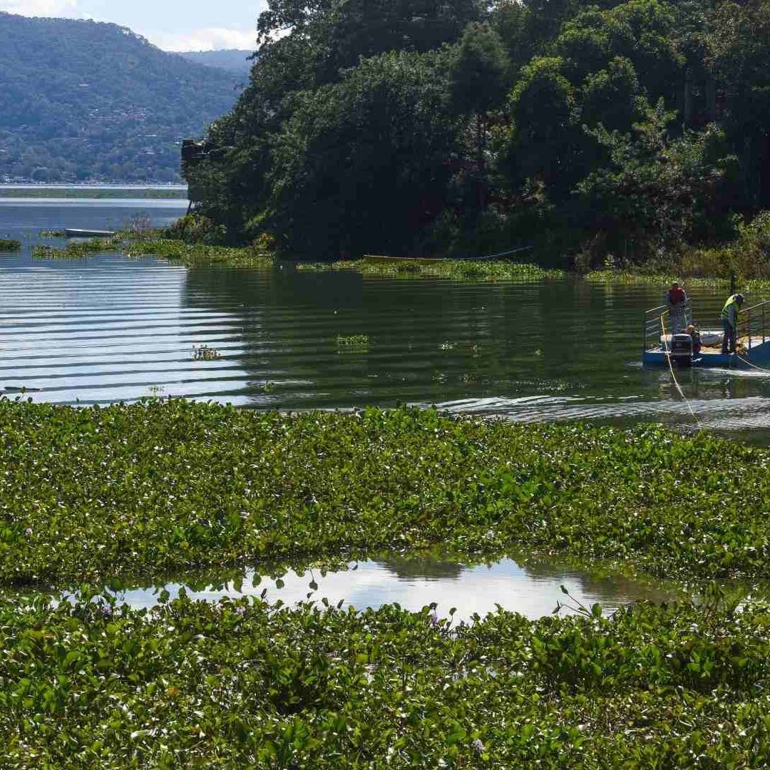Presa Miguel Alemán del Sistema Cutzamala, en Valle de Bravo