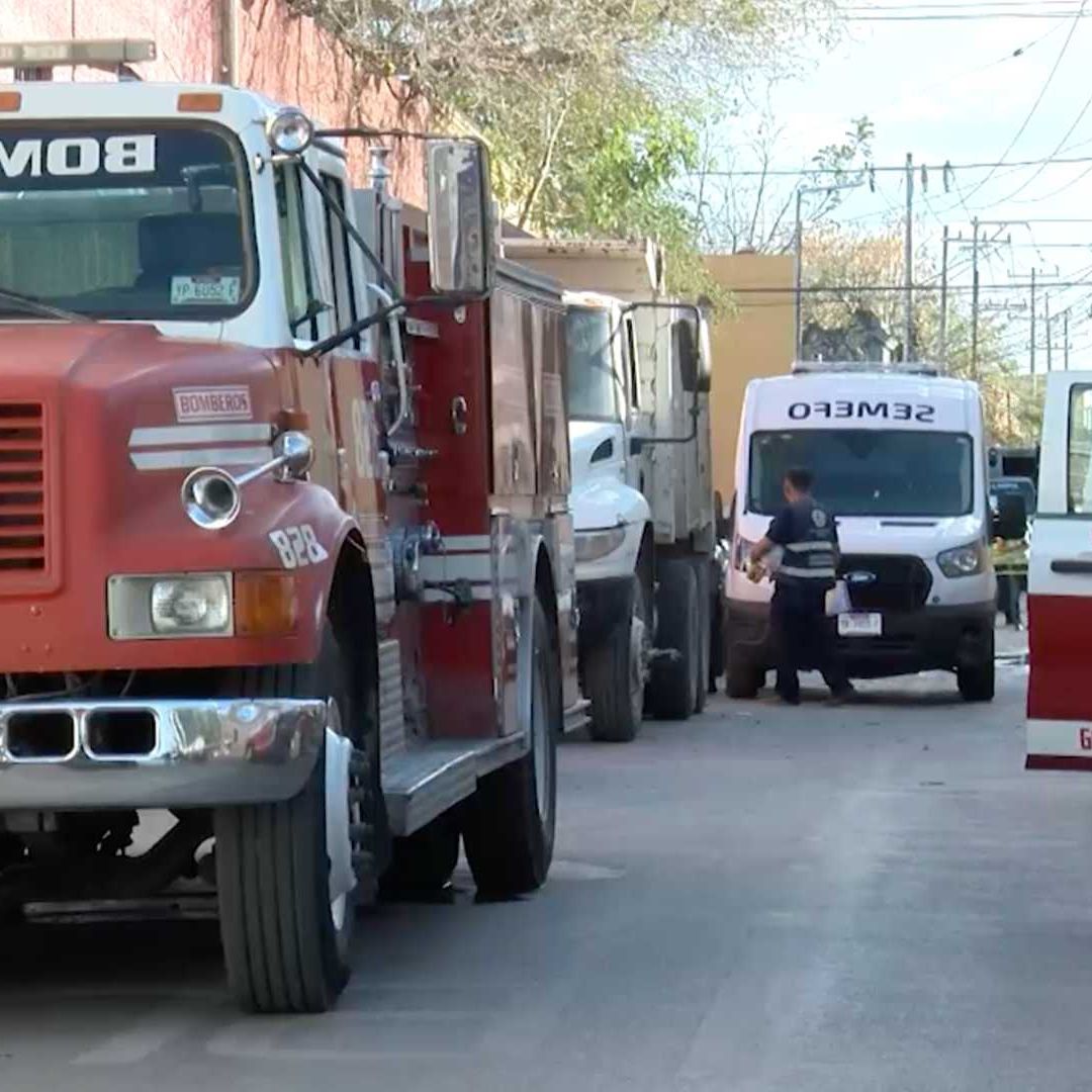 Muere Trabajador tras Caerle un Fragmento de Techo en un Predio en el Centro de Mérida Yucatán