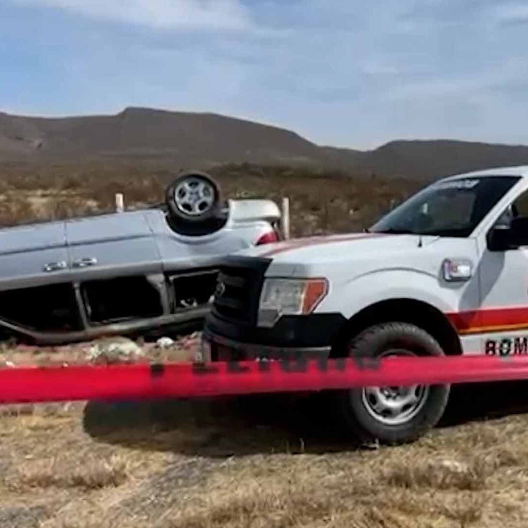 Muere Mujer de la Tercera Edad en Accidente Volcadura en Autopista Saltillo-Torreón