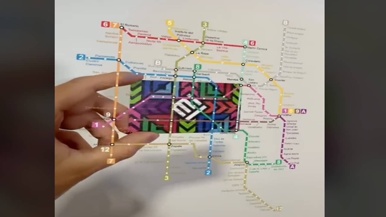 CDMX: ¿Cómo ver el mapa del Metro en realidad aumentada?