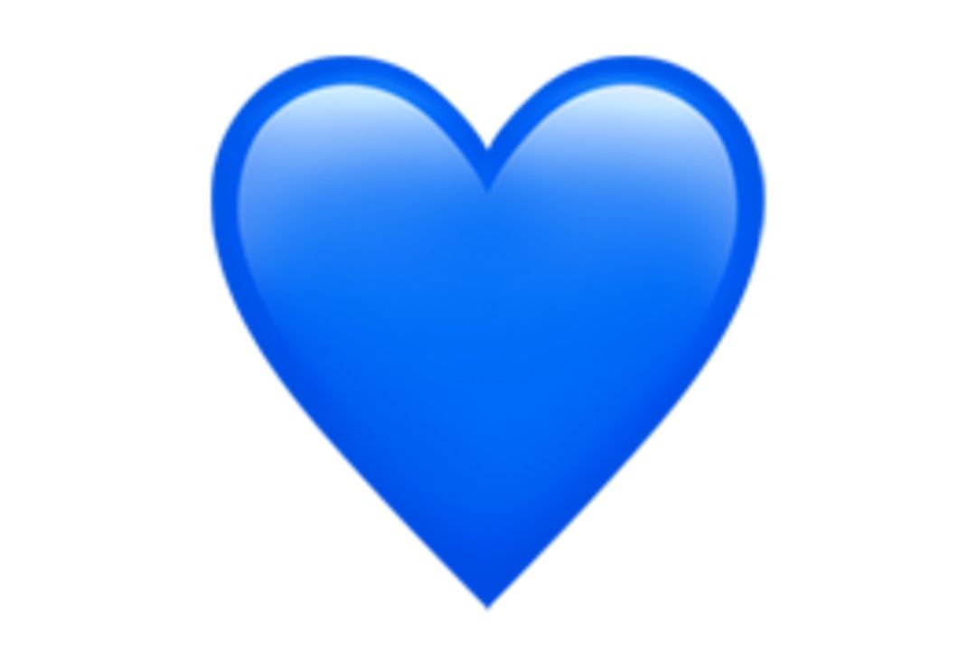 Esto significa el emoji de corazón azul de WhatsApp