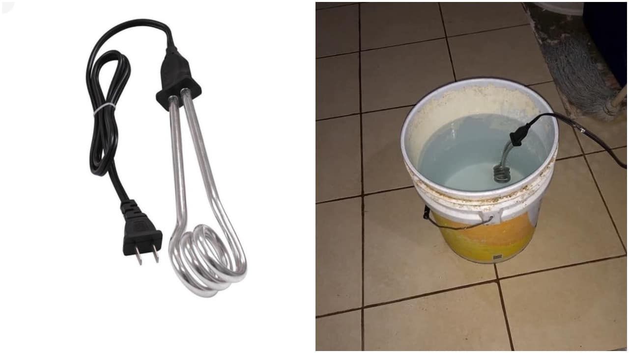 ¿Cómo usar una resistencia eléctrica para calentar agua?
