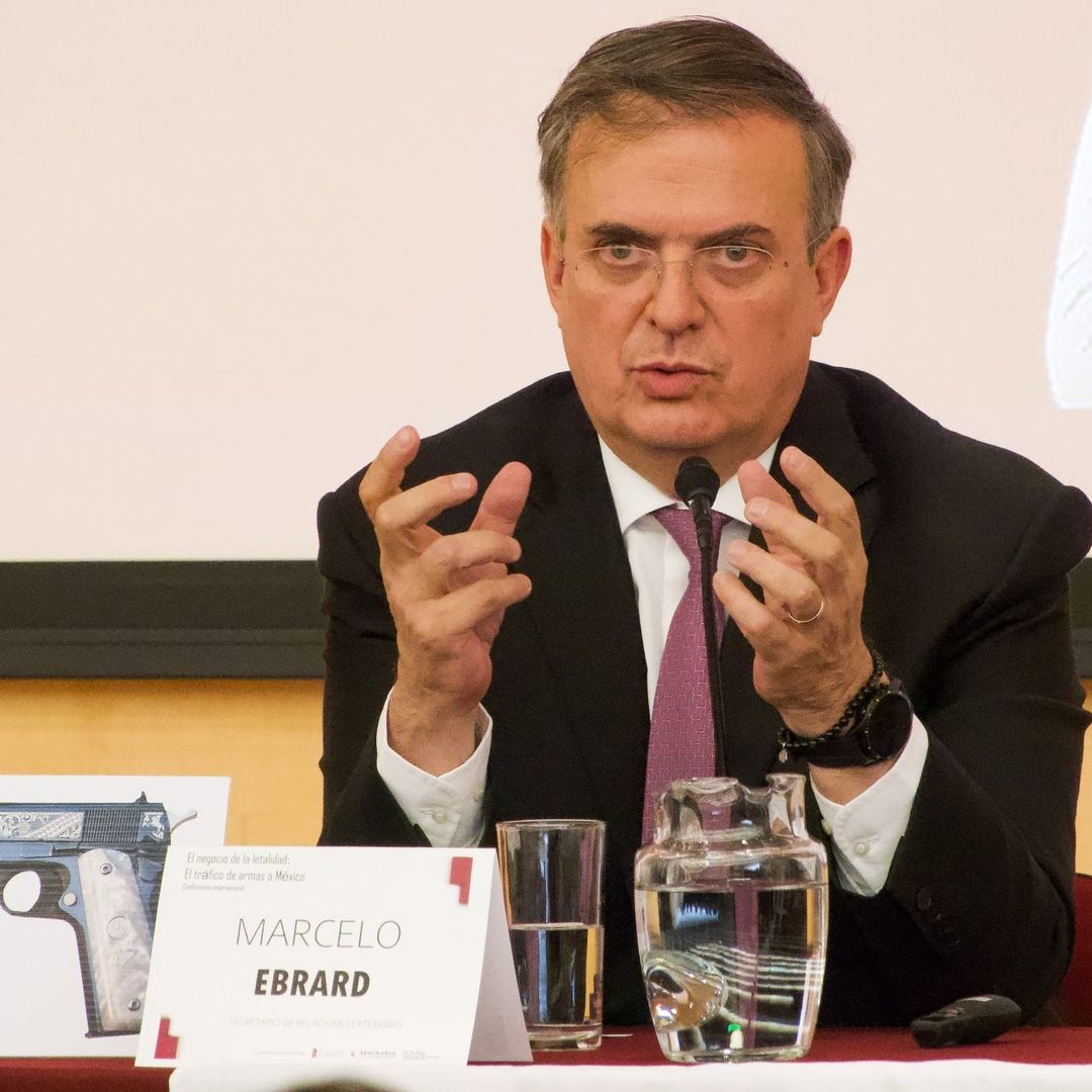 El canciller  Marcelo Ebrard inauguró el Seminario “El negocio de la letalidad. El tráfico de armas en México”