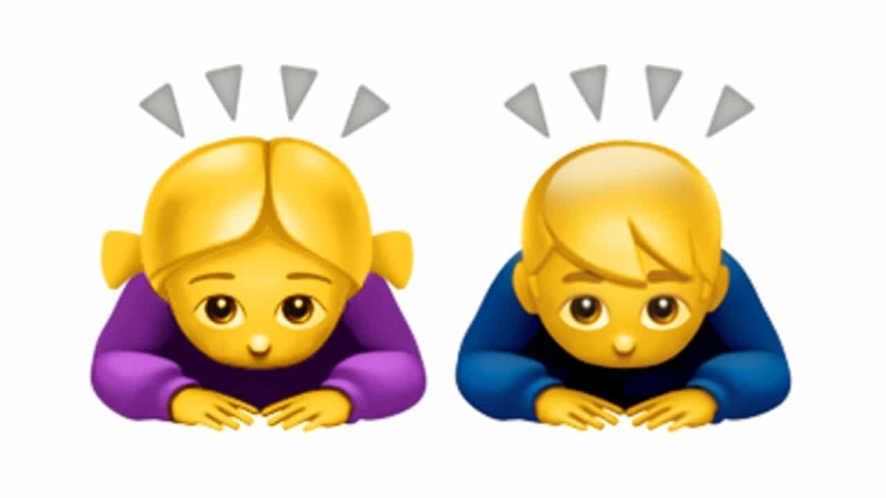 ¿Qué significa el emoji de la persona inclinada en WhatsApp?