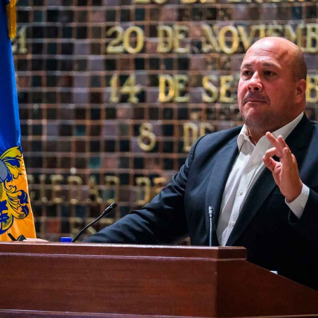 Enrique Alfaro, gobernador del estado de Jalisco, rinde 4to informe de gobierno