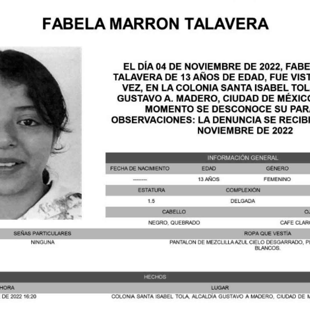 Alerta Amber Fabela Marrón Talavera