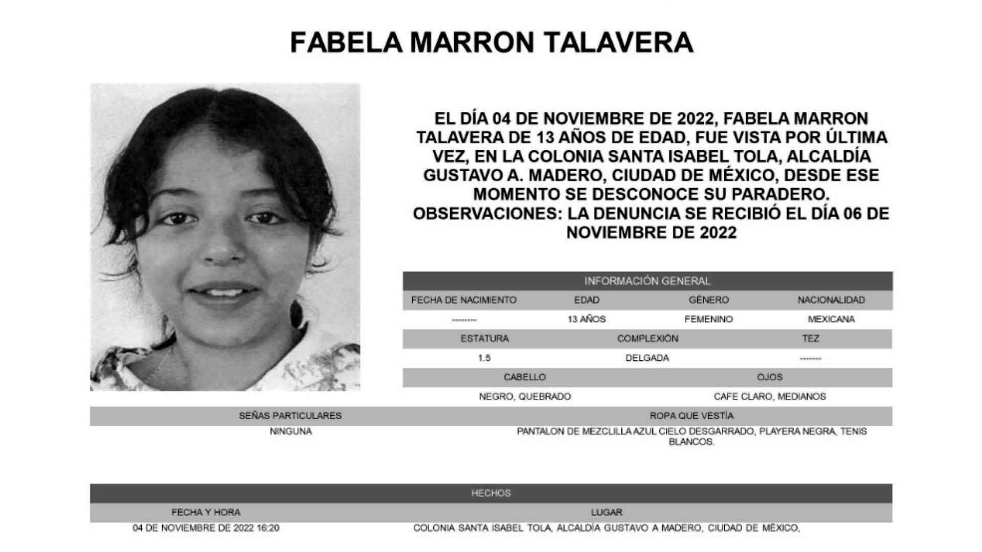 Alerta Amber Fabela Marrón Talavera