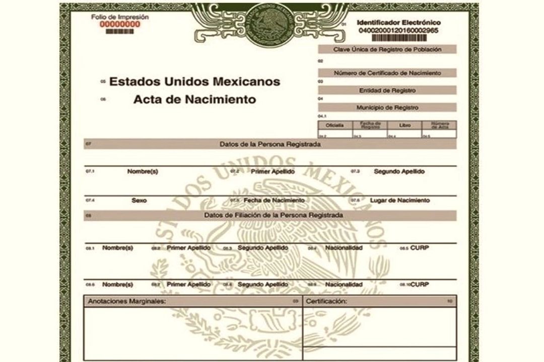 Acta de nacimiento certificada: ¿Qué es y cómo tramitarla?