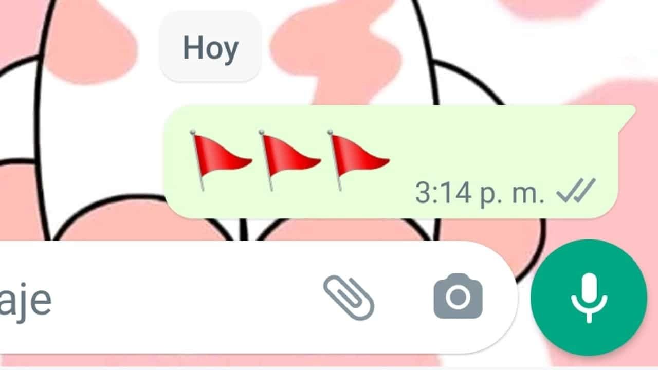 Te decimos qué significa el emoji de la bandera roja en redes sociales