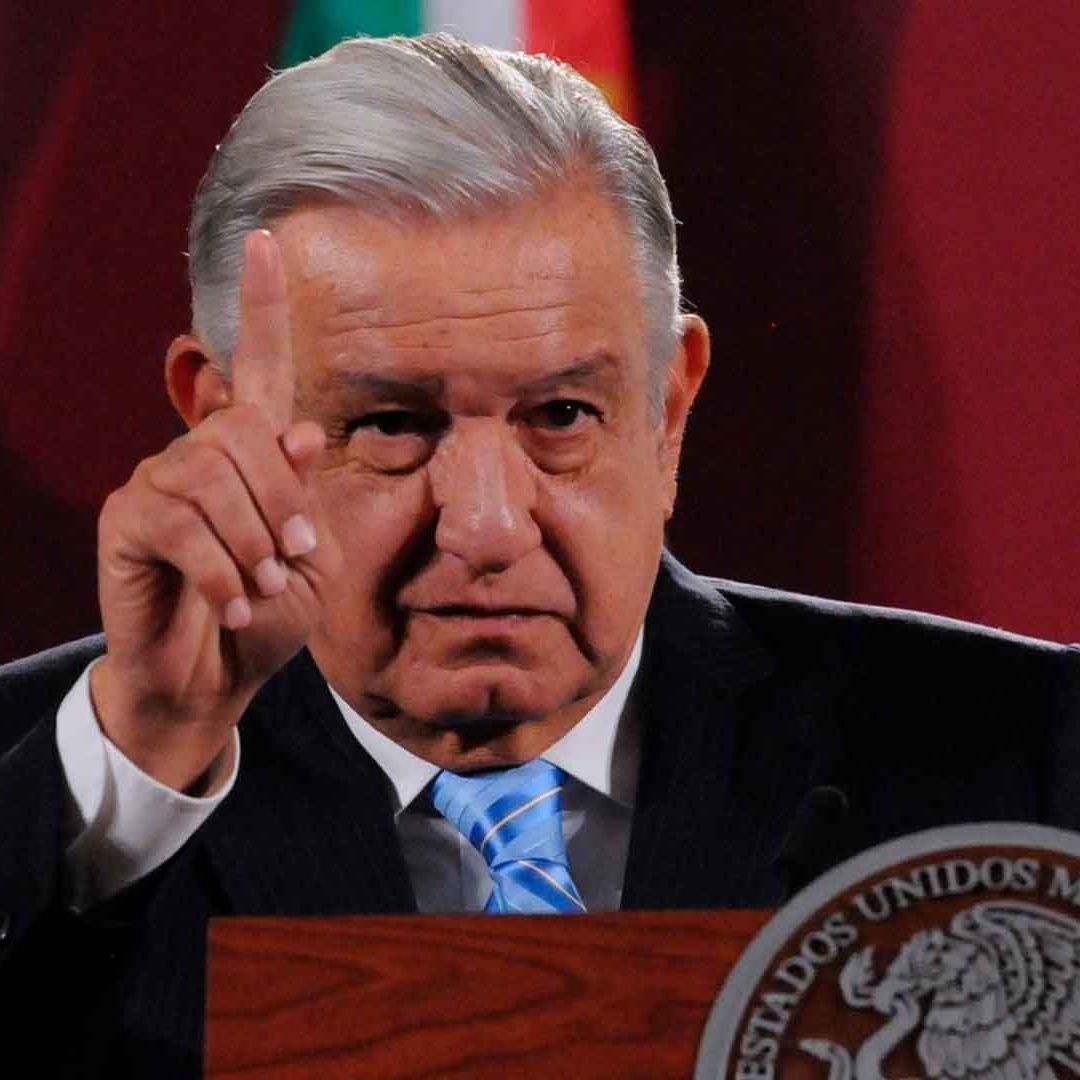El presidente de México, Andrés Manuel López Obrador (AMLO), en conferencia mañanera