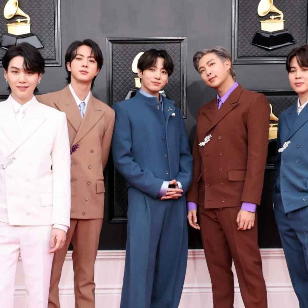 BTS en la ceremonia de los premios Grammy