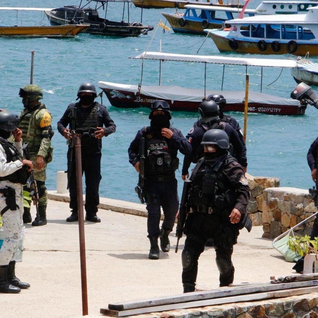 Operativo de seguridad en Acapulco