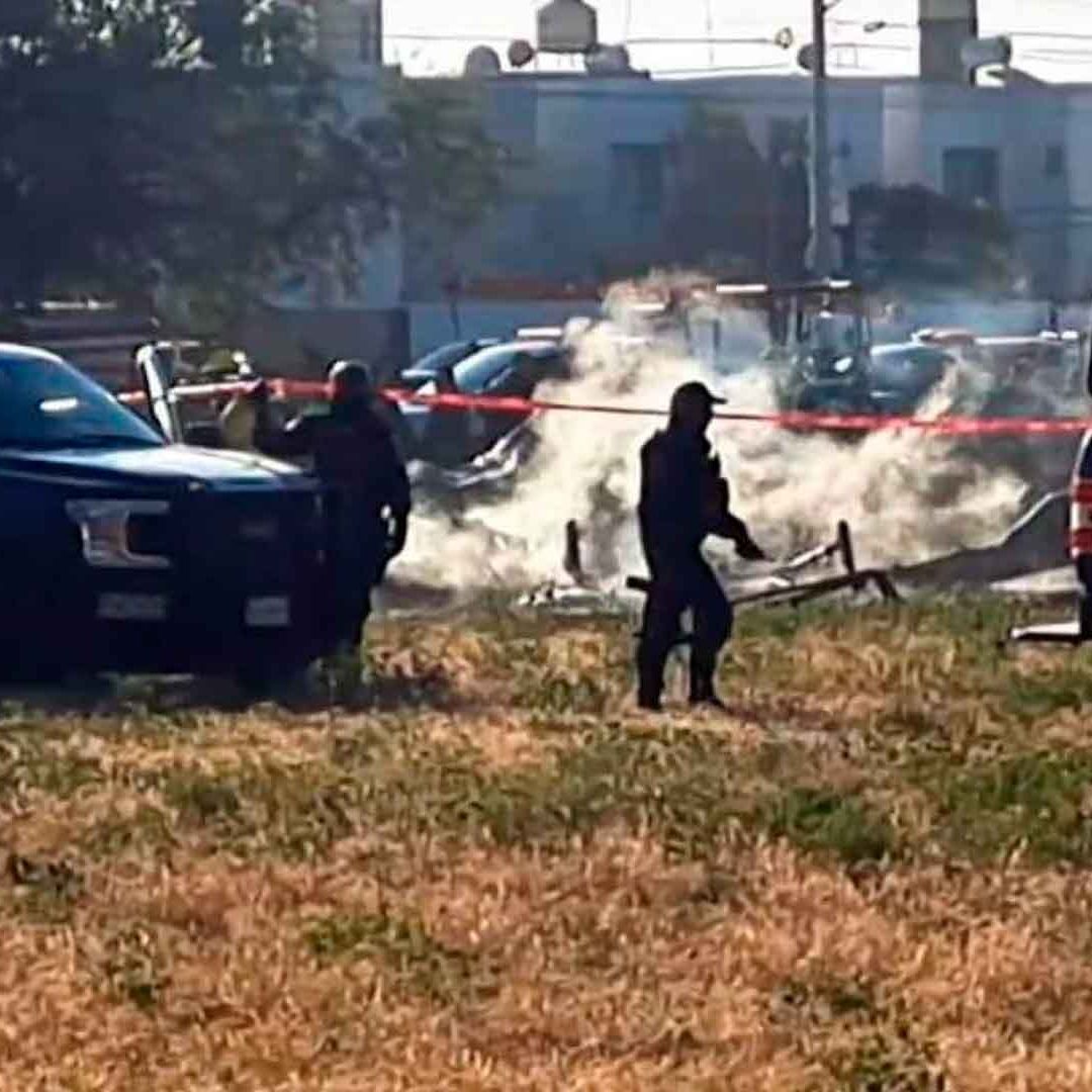 Helicóptero se desploma en Aguascalientes; muere titular de SSP