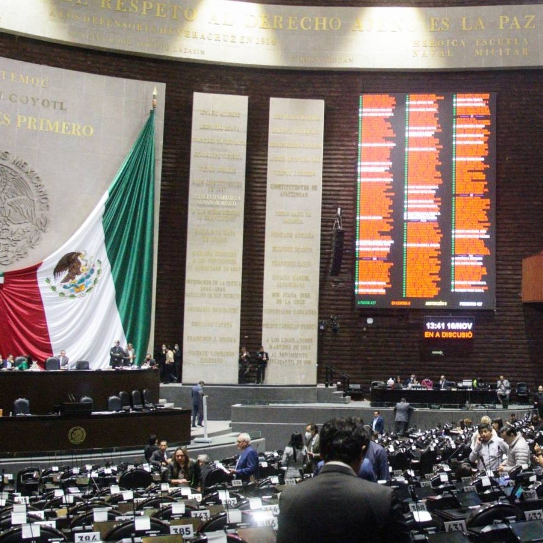 Con 480 votos a favor, la Cámara de Diputados aprobó una adición a la Ley Olimpia